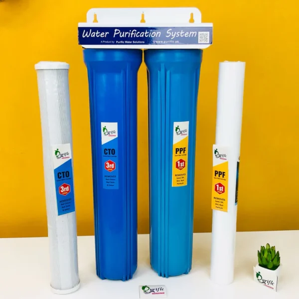 2 Stage Water Purification system 20" Slim