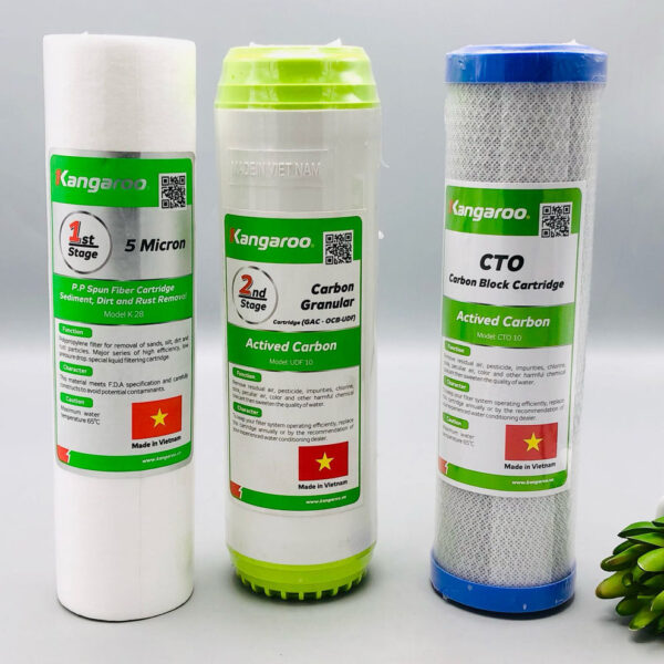 Kangaroo Reverse Osmosis Water Filter Cartridge Set