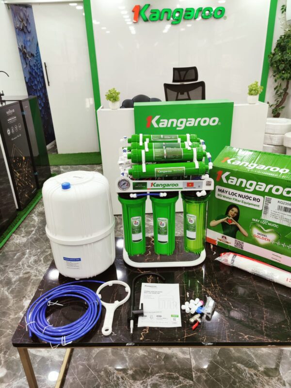 Kangroo 100 GPD R.O Green With Skid